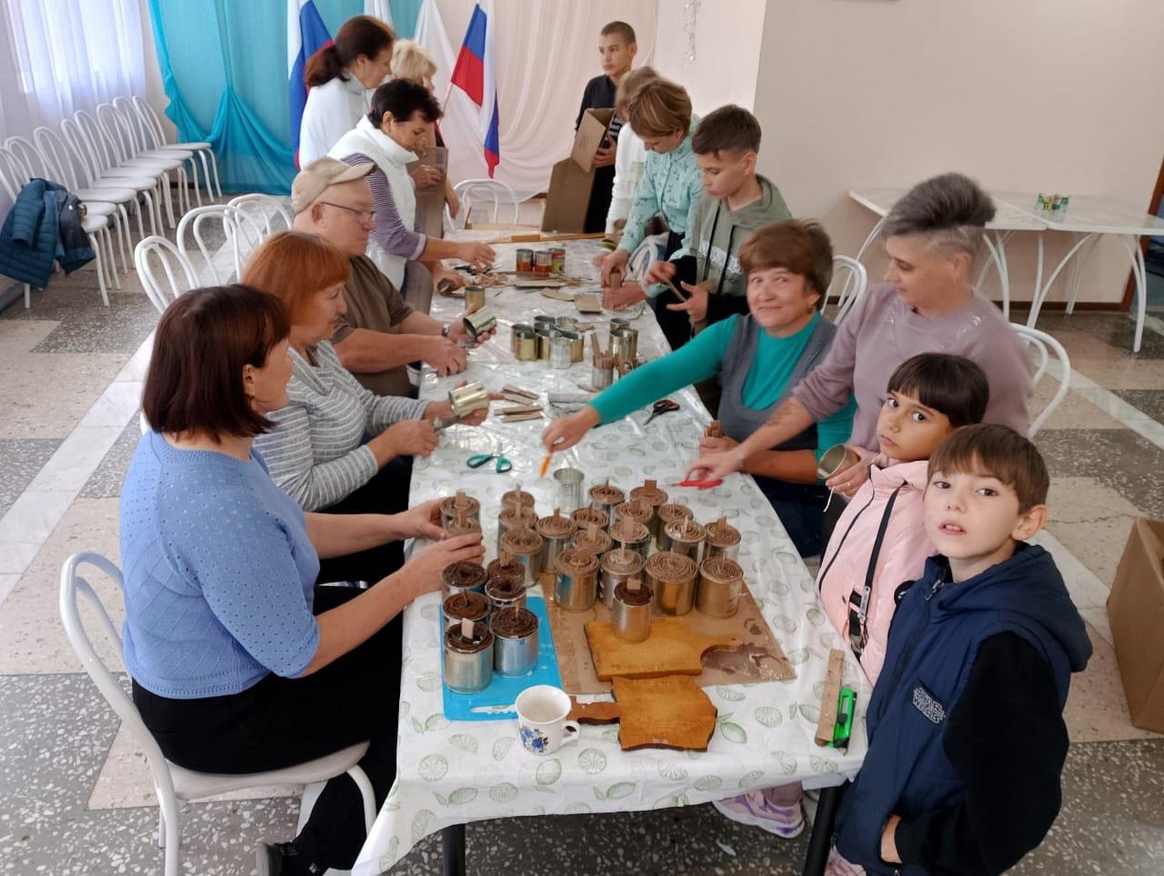 Мастер-класс по созданию «окопных свечей».